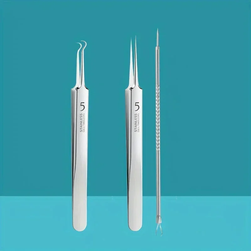 Stainless Steel Skin Care Tool Set For Blackhead And Pimples - Image 3