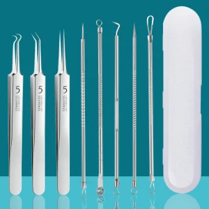 Stainless Steel Skin Care Tool Set For Blackhead And Pimples