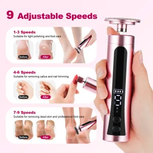 USB Rechargeable 2 in 1 Electric Foot Callus Remover