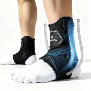 Ankle Support Brace with 2 Stabilizers