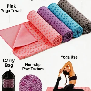Ultra Absorbent Non Slip Microfiber Yoga Towel 72"x24"