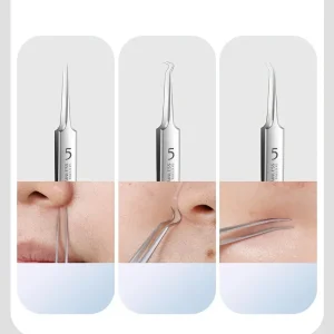 Stainless Steel Skin Care Tool Set For Blackhead And Pimples - Thumbnail Image 8